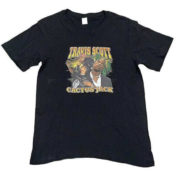 Mens T Shirt Small Urban Streetwear Hip Hop Graphic Print Skater Grunge - Picture 1 of 5